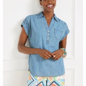 DENIM POPOVER - AZURE WASH